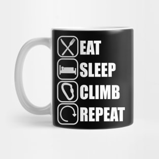 Eat Sleep Climb Repeat - Climbing Mug